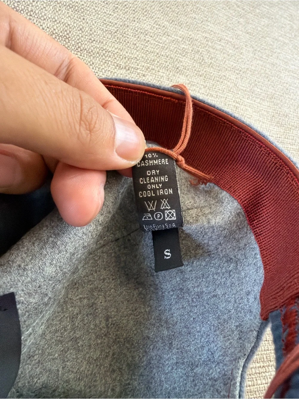 New Loro Piana Baseball Cap Cashmere Paris Exclusive Small $650 MSRP